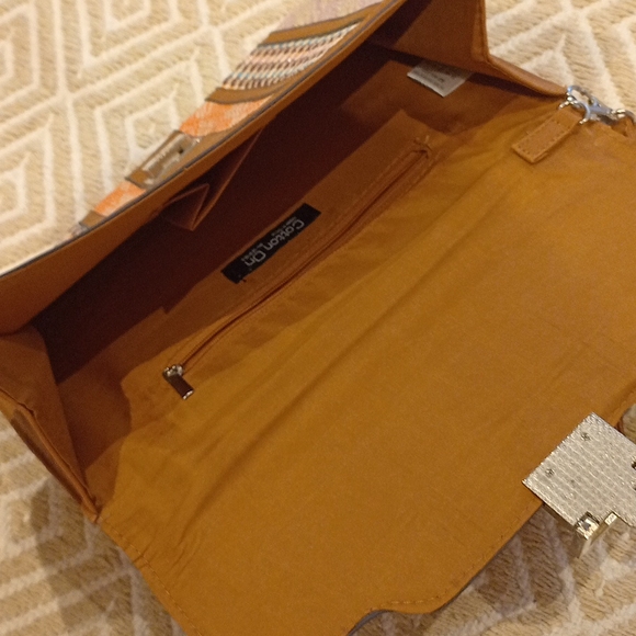 Woven Boho Tribal Envelope Clutch Wristlet Purse - Picture 6 of 7